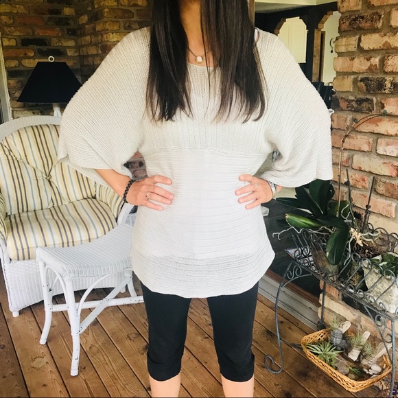 Soft Grey Knit Sweater - Picture 2 of 4